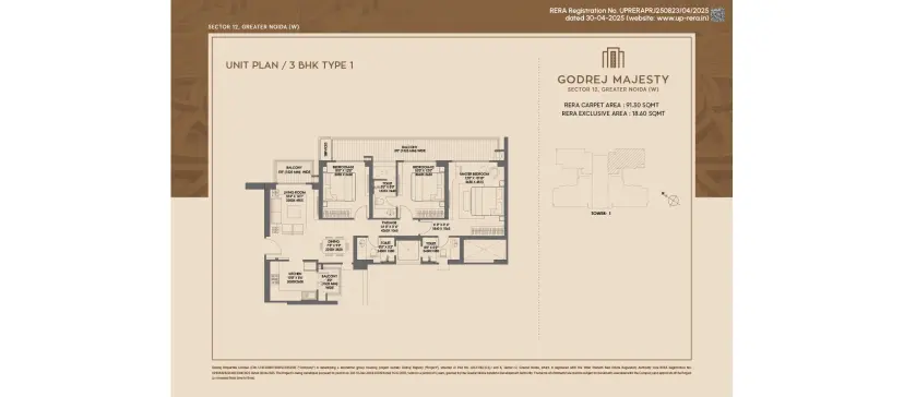 3 BHK Plan